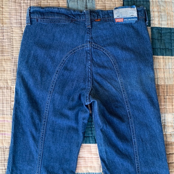 Vintage 1970’s Levi’s Saddle Back Flare Jeans - Picture 6 of 8